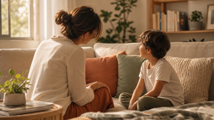 Cada pessoa da família com seu próprio espaço emocional